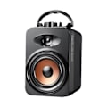 Miniatyrbild 1 av 5: Bärbar Bluetooth-högtalare med dubbla subwooferbas, Bluetooth 5.0 trådlös högtalare stödjer FM-radio, litet stereoljudsystem för hem, fest