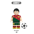 Miniatyrbild 4 av 4: Xp013-020 G0103 0104 G0112 Fotboll Messi Beckham Monterade Byggklossar Minifigur Leksak（G0104dräkt）