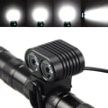 Miniatyrbilde 4 av 5: 8000 lumen Xm L2 LED sykkellys foran sykkel frontlykt hodelykt svart (1 stk)