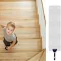 Miniatyrbild 5 av 5: Antislip trappsteg, halkfri trappmatta, transparent antislip, trappstegsmatta, halkfri, 15 rullar transparent antislip remsa installationsrulle (10 x 60 cm)