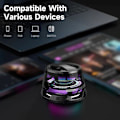 Miniatyrbild 4 av 7: Mini Bluetooth-högtalare G200, Multifunktionell Magnetisk Bluetooth-högtalare, Liten Trådlös Högtalare med Inbyggda Magneter och Multi-RGB Färgbelysning (Svart)