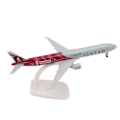 Miniatyrbild 5 av 5: Flygplansmodell i legering för heminredning Komplett graverade linjer Simulerad stabil bas Airways planmodell