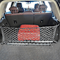 Miniatyrbillede 3 af 5: Heavy Duty Cargo Net, Justerbar Elastisk Bagagerumsnet med 4 Metal Kroge, Universal Dobbeltlags Opbevaringsarrangør, Automotive Cargo Nets til SUV, C