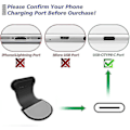 Miniatyrbild 5 av 5: 2 st dammskydd kompatibel med telefon, USB C/typ C, dammskydd, USB C laddningsport dammskydd