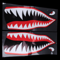 Pikkukuva 4 / 4: 2 kpl Flying Tigers Shark Teeth A-10 Warthog -tarrat, Warhawk-hävittäjälentokone