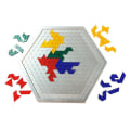 Miniatyrbillede 2 af 4: Hexagonal Version Brætspil Blokus Lærende Legetøj Firkanter Spil Nemt At Spille For Børn Russisk Box Serie Spil