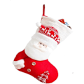 Miniatyrbild 1 av 5: Julstrumpa Plush Julhängande Strumpa Tomte Snögubbe Hållare Julgran Hängande Strumpor För Julparty Dekoration (a)