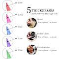 Miniatyrbild 3 av 4: 2-pack Gitarrplock Epoxihartsformar Gitarrplock Silikon Gjutform Smyckestillverkning Formar för DIY Gitarr Tumme Fingerplock Nyckelring Hänge