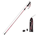 Pikkukuva 5 / 5: 5-osainen taittuva vaellussauva, kävelysauva, vaellus, Naturehike Antishock（95-110cm，punainen）