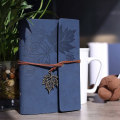 Pikkukuva 5 / 5: Nahkainen kirjoituslehtiö, Maleden Classic Spiral Bound Notebook Refillable Diary
