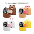 Pikkukuva 4 / 4: Apple Watch -teline, silikoninen lataustelakanpidike, lisävarusteet, sovittimet eivät sisälly - karhu