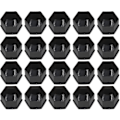 Miniatyrbilde 4 av 5: 20 stk 19mm hjulmutterdeksel, hjulmutterdeksel, sekskantede dekkmutterdeksel (svart) (d-583-a)