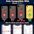 Miniatyrbild 2 av 5: Gult Hjärta Kattfodral för iPhone XR Cartoon Rolig Kawaii Söt Silikonfodral Fidget Unik Design Estetisk för Flickor Pojkar Barn Fodral (för iPhone XR 6.