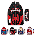 Pikkukuva 1 / 2: 2 kpl/setti Marvel Spider-man -sarjakuva reppu Opiskelijareppu + kynäkotelo Lapset Pojat Tytöt Kirjareppusetti