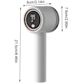 Miniatyrbild 4 av 5: Laddningsbar Luddtrimmer för Kläder | Laddningsbar Tröja Luddtrimmer, med LED Digital Display för Kläder, Leggings, Soffa, Strumpor