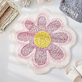 Miniatyrbild 1 av 5: Halkskyddad badrumsmatta för bad, absorberande badrumsmatta, söt blomma badrumsmatta, badrumsmatta