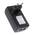 Miniatyrbilde 1 av 5: PoE-injektor strømforsyning for Ipc-kamera Dc24V 1A EU-plugg