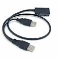 Miniatyrbild 5 av 5: Sata Usb 2.0 till 6 +7pin kabelkonverter extern optisk drivenhet adapter bärbar dator Cd Dvd Pc linjeöverföring notebook optisk drivenhet lin