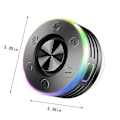 Miniatyrbild 3 av 5: 5.2 Adsorberbar RGB Badrum Bluetooth Audio HIFI Hög Ljudkvalitet 7 Nivåer Och Stöttålig Inbyggd FM