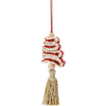 Miniatyrbild 1 av 5: Macrame Julgran - Mini Macrame - Handgjord - Juldekoration - Macrame Juldekoration för Fönster Vägg
