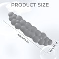 Miniatyrbild 2 av 5: Tangentbordsmoln Handledsstöd, Mjukt Bekvämt Sött Tangentbords handledsstöd Halkfritt Ergonomiskt Stöd Moln Skrivbord Handledsstöd & Memory Foam (grå)