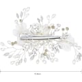 Miniatyrbild 2 av 4: Brud Smycken Blomster Hårkammar Klämma För Kvinnors Bröllop Tillbehör (silver)