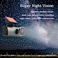 Miniatyrbild 2 av 5: Dash Cam Real 1080P Bil Dash Cam Front Dash Kamera För Bilar Wifi Kamera Recorder G-Sensor Med Super Night Vision Loop Recording