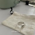Miniatyrbillede 5 af 5: Wabjtam Åben Tå Ringe Sæt Til Kvinder Simple Tynd Bånd Ring Justerbar-2pack