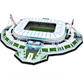 Miniatyrbild 1 av 3: Klassiskt pussel DIY 3d pussel Världsfotbollsstadion Monterad byggmodell