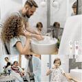 Miniatyrbild 5 av 5: 2-pack timglas timer Smiley tandborstningstimer sandtimer 3 minuter timglas för barn nedräkning beräkning för tandborstning, spel, Coo