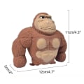 Miniatyrbilde 2 av 4: Gorilla Stretchy Squishy Antistress Squeeze Elastic Monkey Simulation Toy Gift（Brun）
