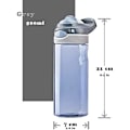 Miniatyrbild 2 av 5: Baicccf 473 ml Grå Vattenflaskor Med Tritan, Liten Vattenflaska Med BPA-fri Och Läcksäker Design, Enhandsmanövrering, Lätt Att Bära