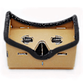 Miniatyrbillede 2 af 4: Jinserta Cardboard Vr Virtual Reality Box 3d Briller Til Smartphones