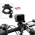 Miniatyrbilde 2 av 4: Sykkelstyreholder Sykkel Setepinne Adapter For Gopro Hero 10 9 8 7 6 5/dji Osmo Action/insta360 One R Kamera Tilbehør（Svart Farge）