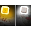 Miniatyrbild 2 av 5: LED-nattlampa, plugin [6-pack] Super Smart Dusk to Dawn Sensor, nattlampor lämpliga för sovrum, badrum, trappor, kök, hall, barn, vuxna,
