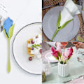 Miniatyrbillede 4 af 4: 20 stk. Servietholder i plast Servietholder Blomst til borde