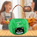 Miniatyrbild 4 av 5: Halloween Trick Or Treat-påsar, tote-presentkorg för Halloween-festfavoriter - stil 6