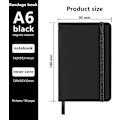 Miniatyrbild 2 av 4: 2-pack A6-anteckningsböcker, fickanteckningsböcker, små anteckningsböcker, inbundna anteckningsböcker