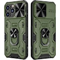 Miniatyrbild 1 av 5: iPhone 14 Pro Max Skal, iPhone 14 Pro Max Skal med Skjutbar Kameraskydd Inbyggd 360 Grader Rotera Ring Stativ Kickstand Passar för Magnetisk Bilhållare Skydd C