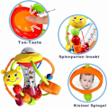 Miniatyrbild 3 av 3: Baby leksaker 0-6 månader gammal baby mus leksak set aktivitetsboll, baby leksaker 6 månader gammal plus skakbord grepp rotation tidig utbildning lärande sensorisk leksak