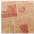 Miniatyrbild 1 av 3: 100 ark matpapper smörgåspapper tidningsdesign pommes frites matpapper