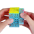 Pikkukuva 4 / 4: Qiyi Dna Concave 3x3 Tarraton Nopeuskuutio Puzzlelelut Lapsille Pojille Dna 3x3x3 Tarraton Kuutio Poikien Lelut