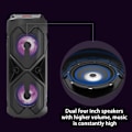 Miniatyrbild 5 av 5: Bluetooth-högtalare, trådlöst bärbart Bluetooth-stereoljud med lampor, danshögtalare utomhus plug-in-kort högpresterande subwoofer