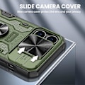 Miniatyrbild 3 av 5: iPhone 14 Pro Max Skal, iPhone 14 Pro Max Skal med Skjutbar Kameraskydd Inbyggd 360 Grader Rotera Ring Stativ Kickstand Passar för Magnetisk Bilhållare Skydd C