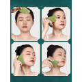 Miniatyrbilde 5 av 5: Naturlig Jade Gua Sha Skraping Massasjeverktøy for Ansikt og Kropp - Snngv（B）