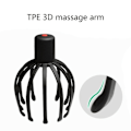 Miniatyrbillede 4 af 5: Usb-opladning hovedbundsmassager vibration til hovedmassager med 2 forskellige tilstande（hvid）