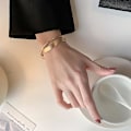 Miniatyrbilde 2 av 5: Korsarmbånd for kvinner jenter datter gull