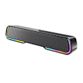 Miniatyrbillede 1 af 4: RGB Marquee Mini Soundbar Desktop Lang Bar Bærbar Subwoofer Høj Effekt Bluetooth Højttaler