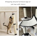 Miniatyrbild 4 av 5: Kattklösmatta 15.7 *11.8 Tum Soffa Skydd Naturlig Sisal Kattklösmatta Kattklös Soffaöverdrag Heavy Duty Soffa Skydd Enkel Installation Scr