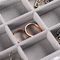 Miniatyrbild 4 av 5: Fashion Akryl Smyckeskrin Förvaring Organizer För Flicka Ring Halsband Låda Behållare För Pärlor Plast Förvaringsbehållare Present